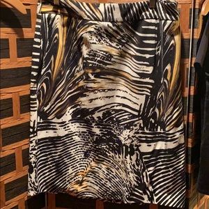 Calvin Klein patterned skirt